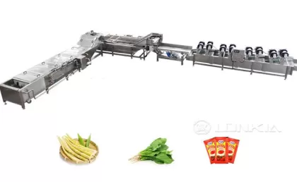 Bamboo Shoots Processing Line Continuous Blanching Machine Features
