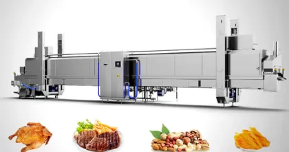Meat Tunnel Steaming and Baking System